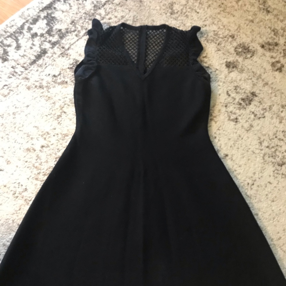 RACHEL Rachel Roy knit dress with crochet top